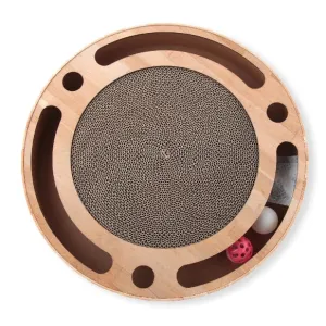 Interactive Cat Track Ball Scratcher