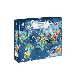 Janod 3D Educational 350pc Puzzle Myths & Legends
