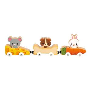 Janod Magnetic Wooden Toy Set - Pets