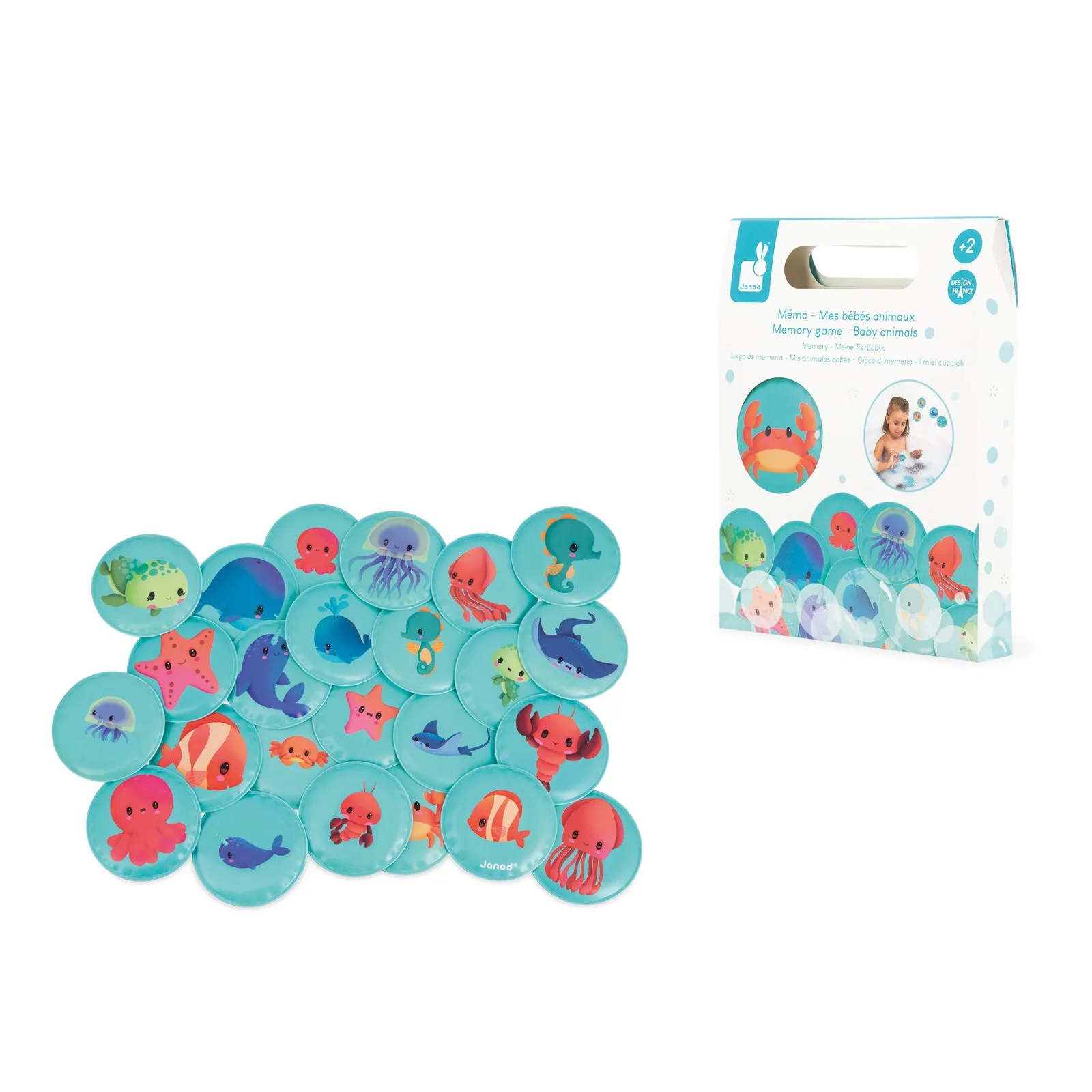 Janod Memory-Spiel - Baby-Tiere