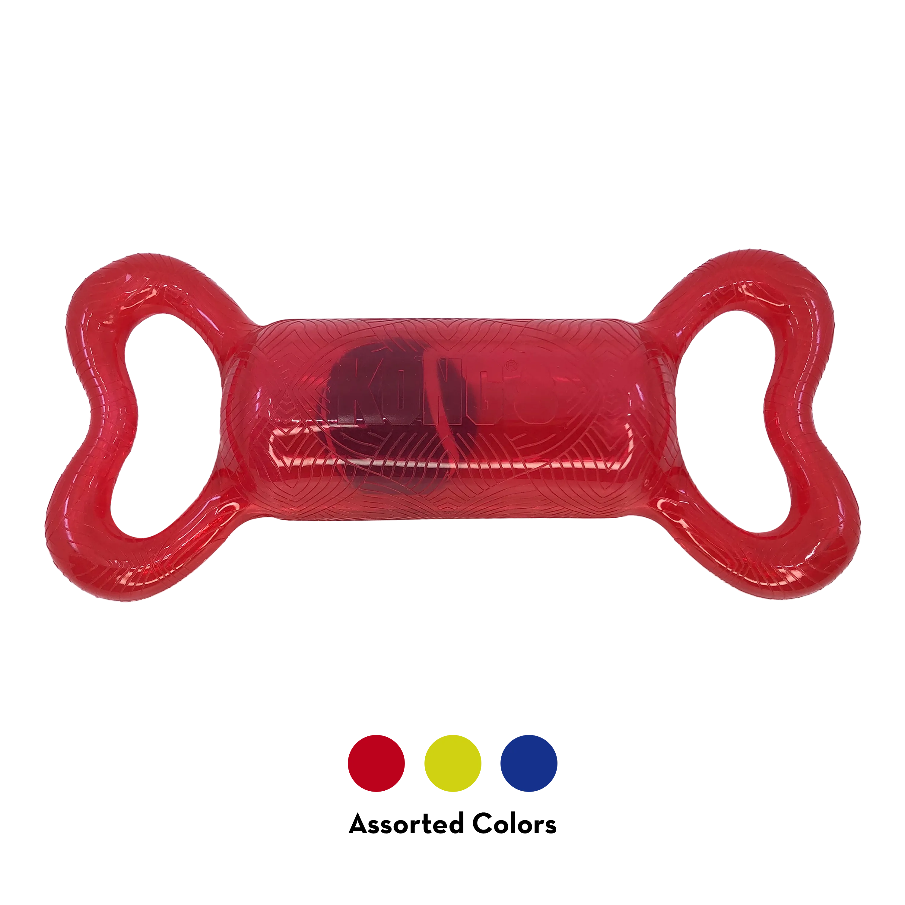 KONG Jumbler Tug Interactive Dog Toy, Assorted Colors