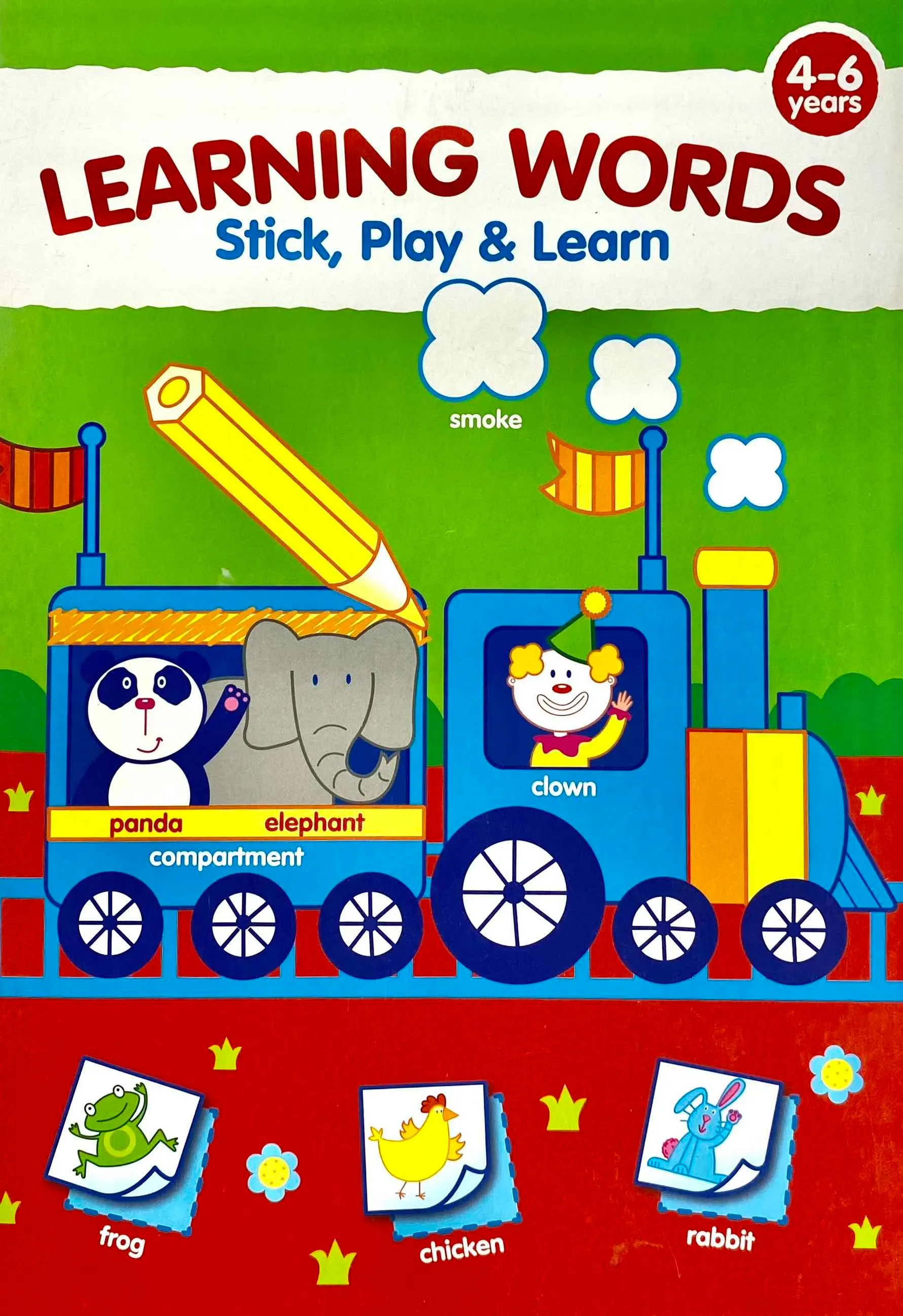 LEARNING WORDS - Stick, Play &Learn