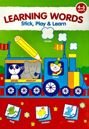 LEARNING WORDS - Stick, Play &Learn