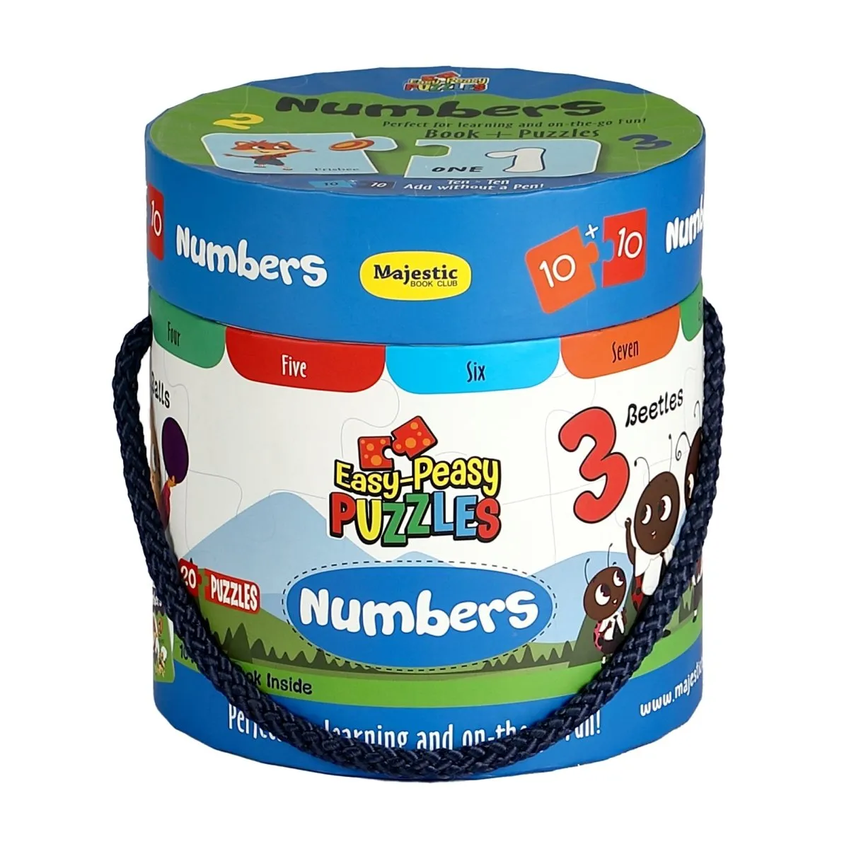 Majestic Book Club NUMBERS-EASY PEASY PUZZLE