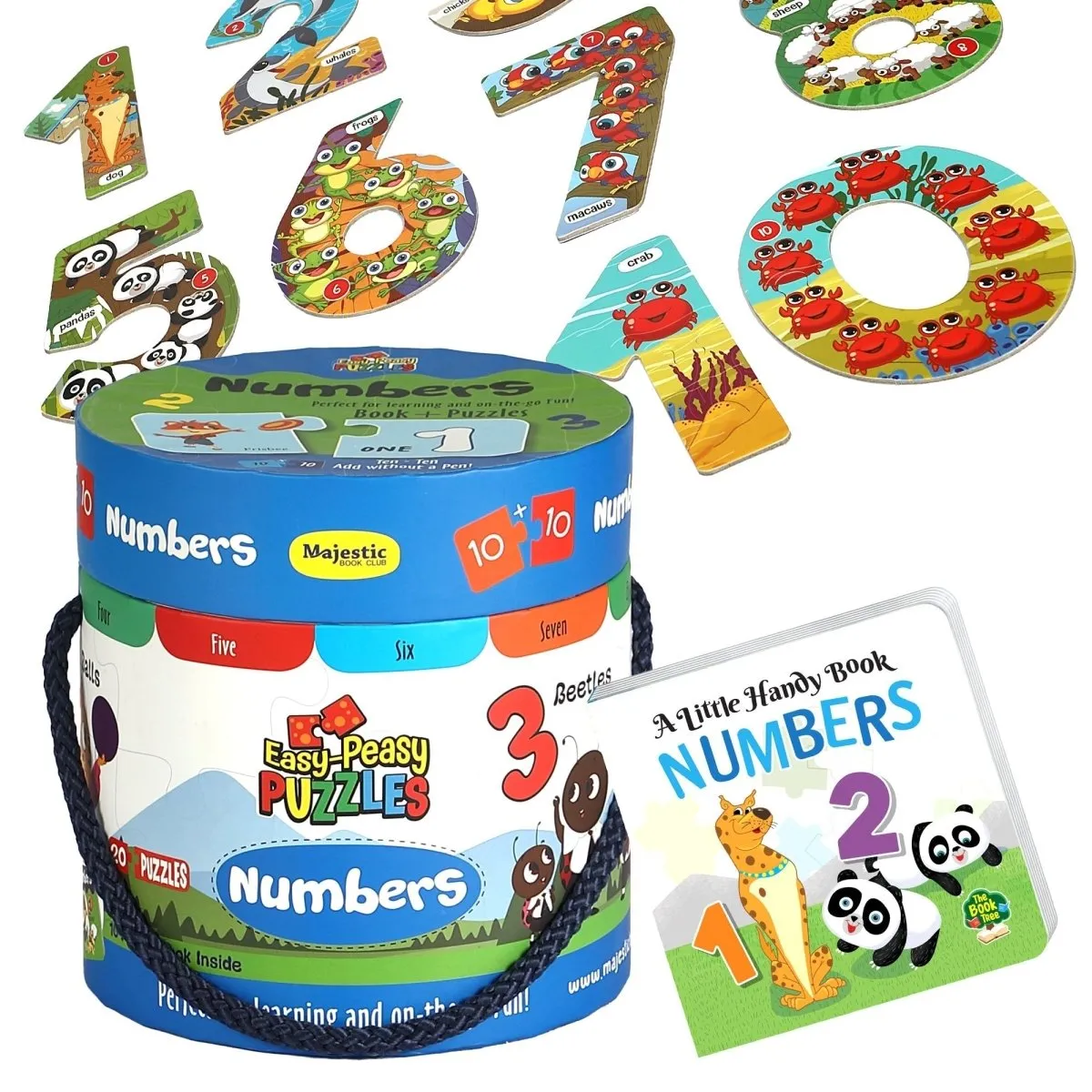 Majestic Book Club NUMBERS-EASY PEASY PUZZLE