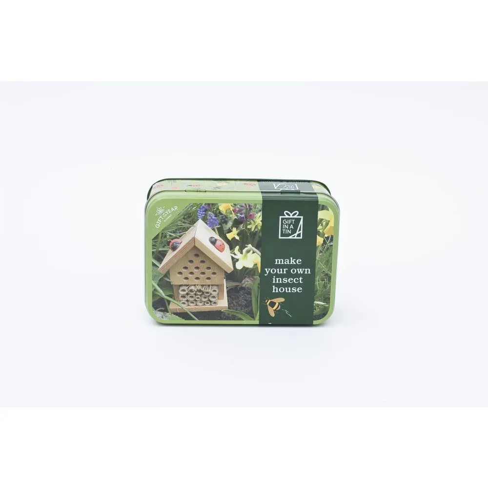 Make your own Insect House Gift in a Tin