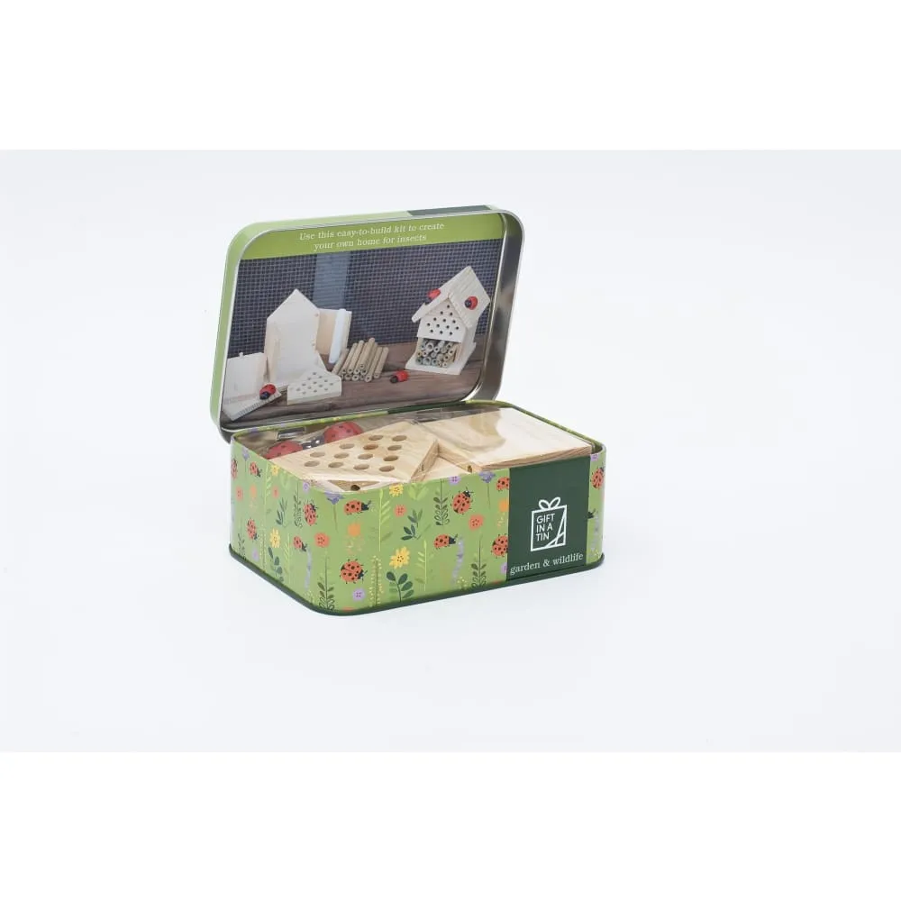 Make your own Insect House Gift in a Tin