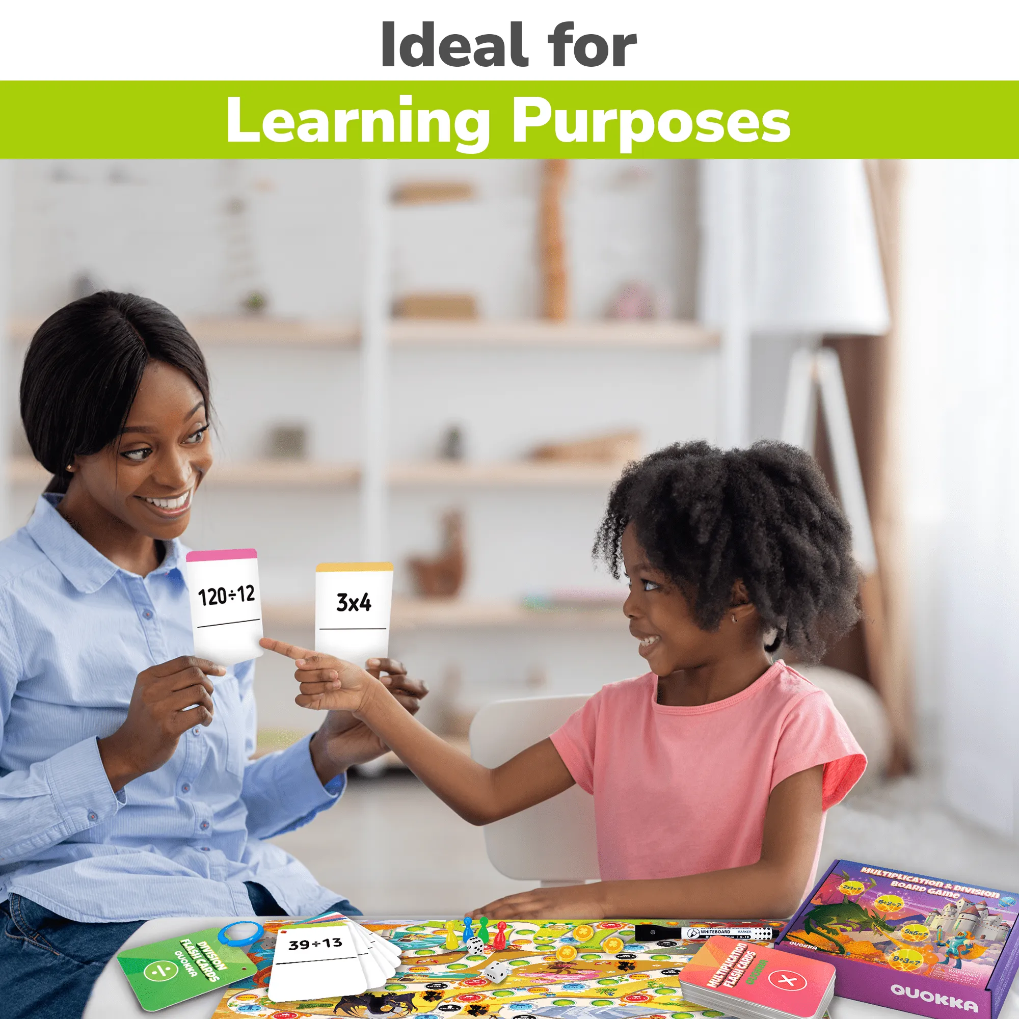 Math Games for Kids  | 340 Multiplication Division Flashcards