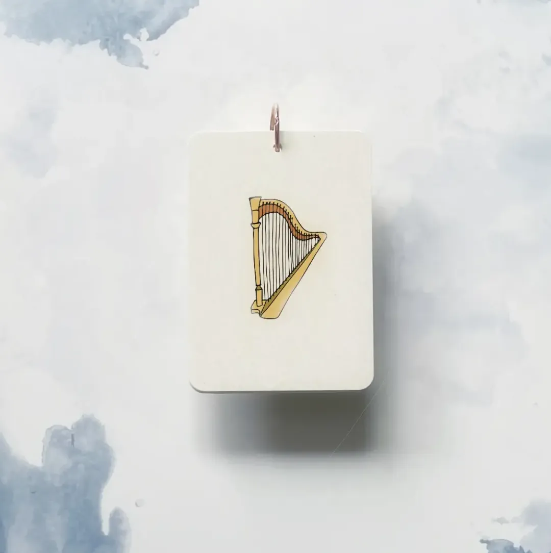 MUSICAL INSTRUMENT realistic flashcards mini