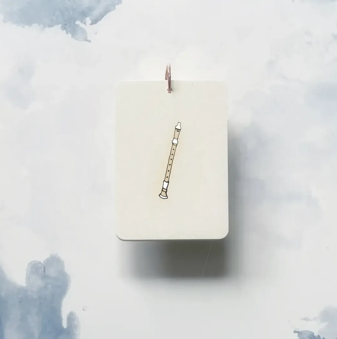 MUSICAL INSTRUMENT realistic flashcards mini