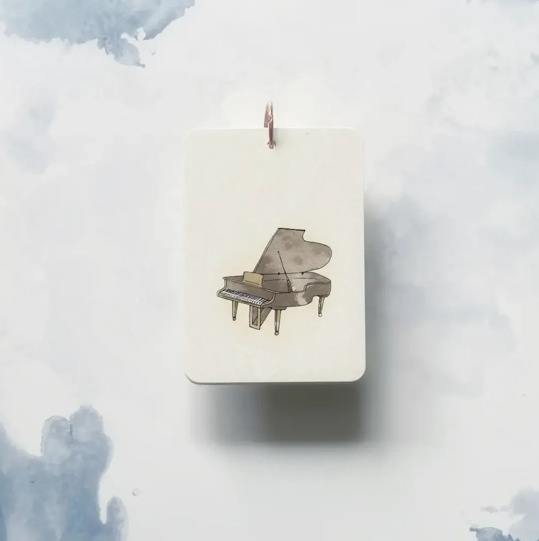 MUSICAL INSTRUMENT realistic flashcards mini