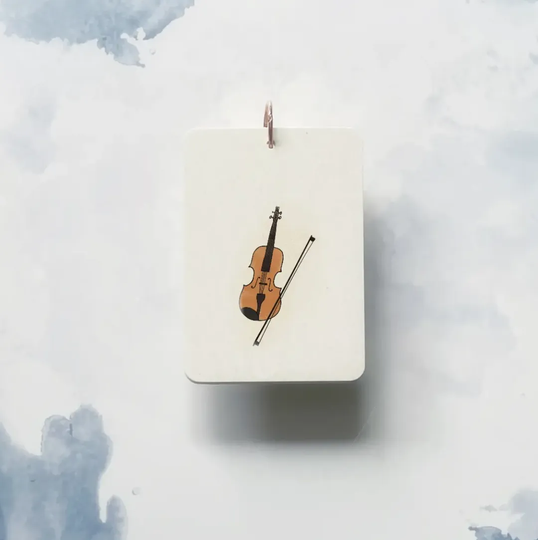 MUSICAL INSTRUMENT realistic flashcards mini