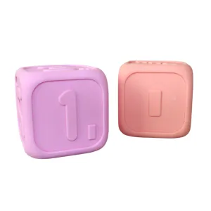 My First Dice - Bubblegum & Peach