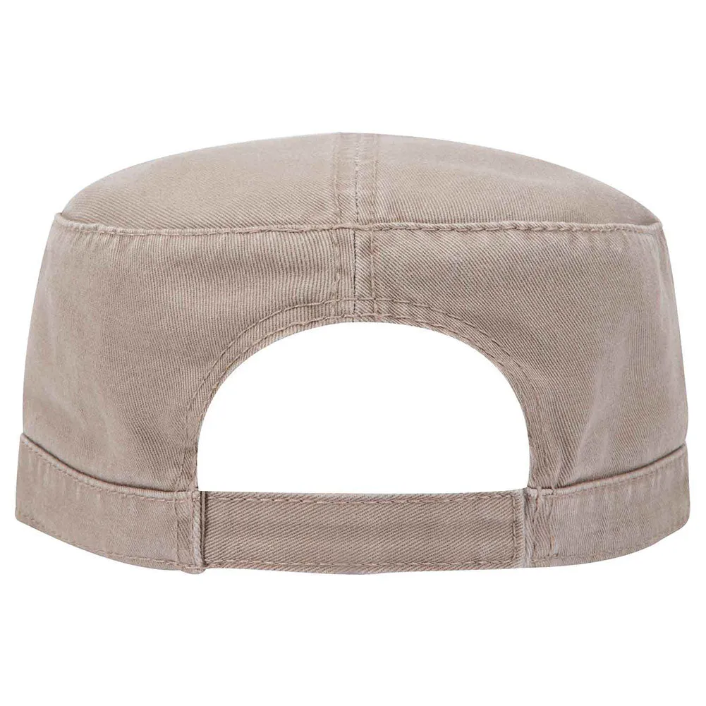 NASA Black Letter Garment Washed Superior Cotton Twill Military Hat for Men and Women