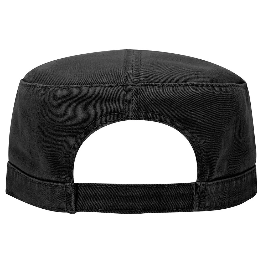 NASA Black Letter Garment Washed Superior Cotton Twill Military Hat for Men and Women