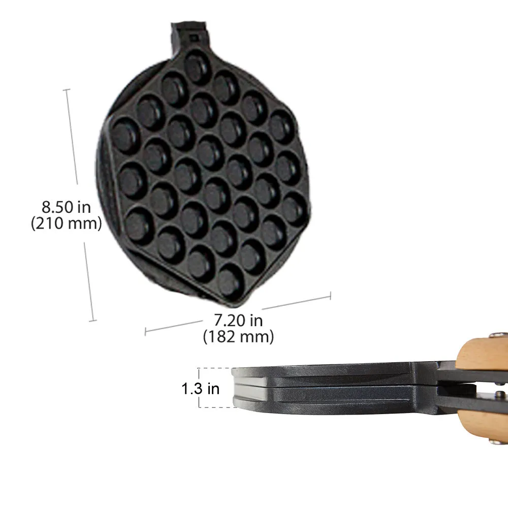 P_FY6-M Bubble Waffle Maker Machine | Egg Waffle Maker Mold | Replaceable 180 Degree Rotating Waffe Iron | Nonstick