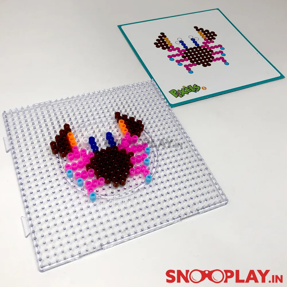 Pixels - Sea Creatures Art & Craft Fridge Magnets & Badges Making Kit By Ekta