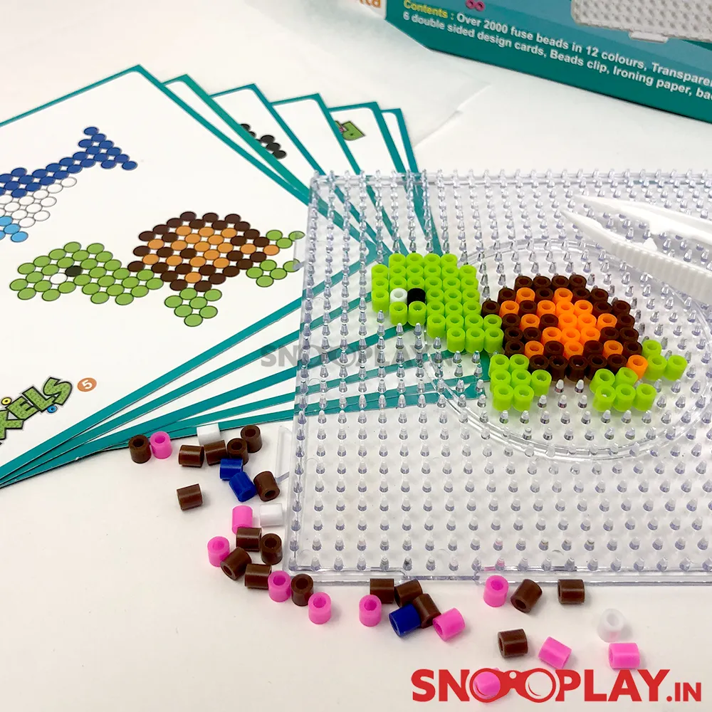 Pixels - Sea Creatures Art & Craft Fridge Magnets & Badges Making Kit By Ekta