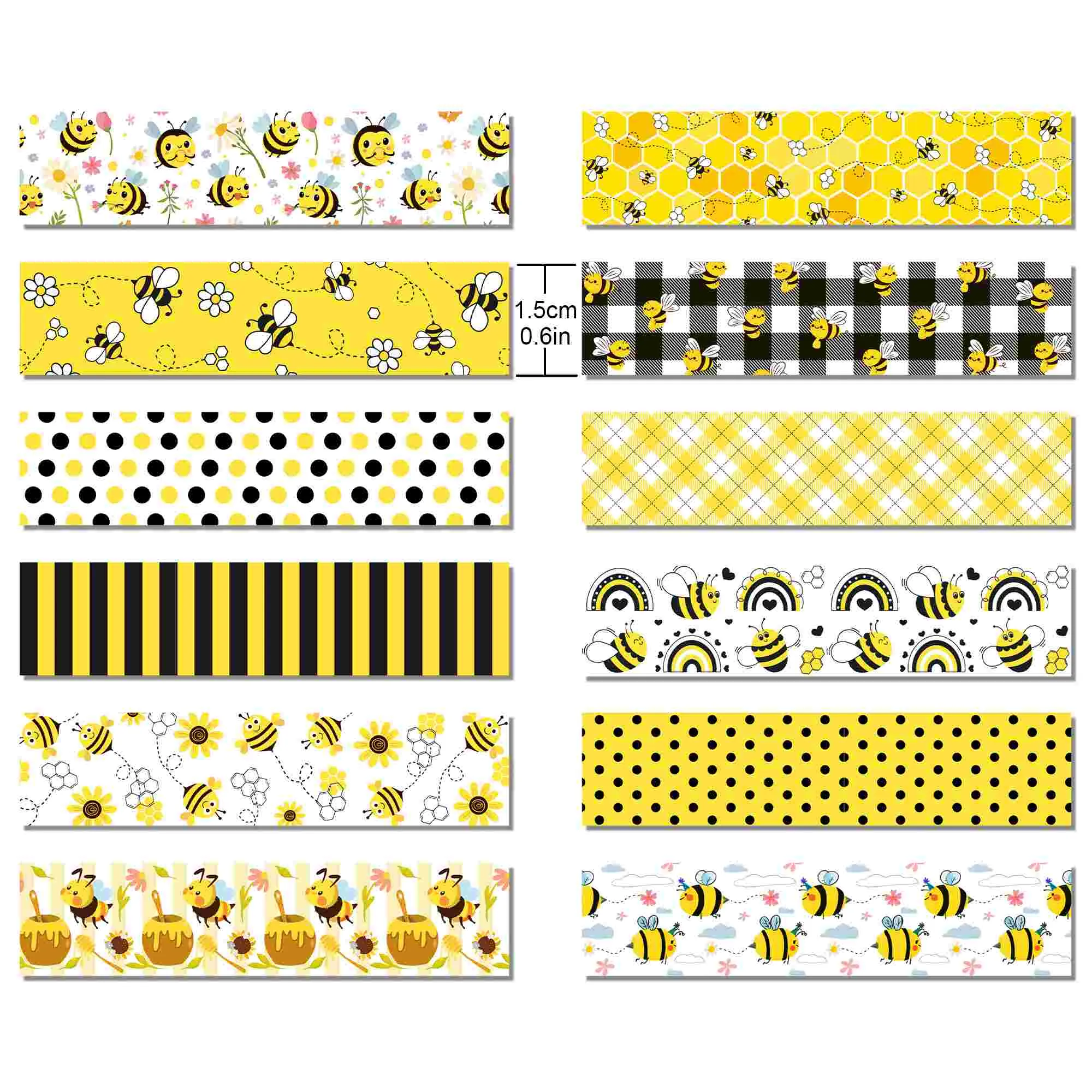 Poppy Crafts Washi Tape #44 - Buzzy Bee