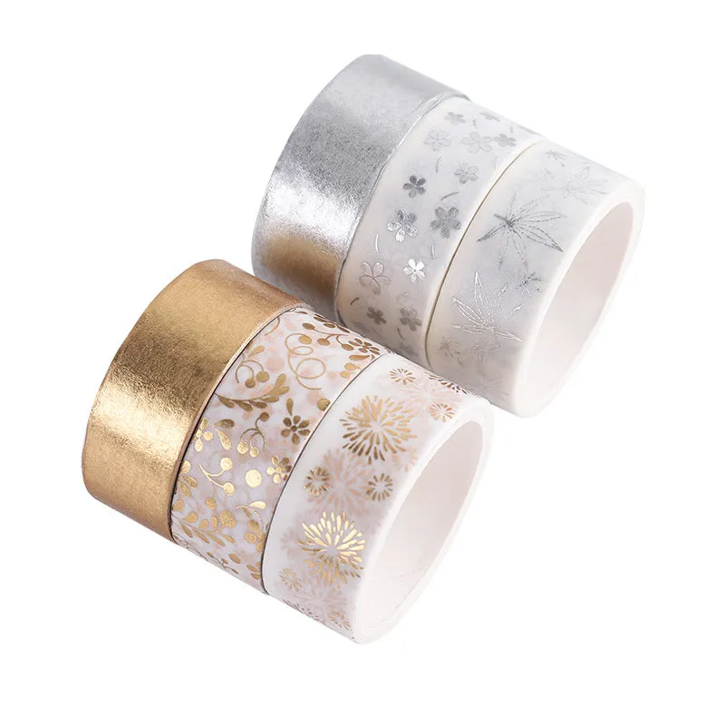 Poppy Crafts Washi Tape #61 - Gold & Silver
