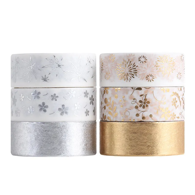 Poppy Crafts Washi Tape #61 - Gold & Silver