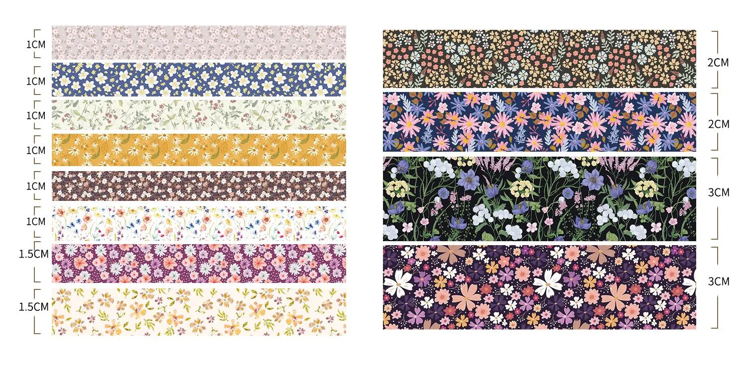 Poppy Crafts Washi Tape #71 - Blossoming #6