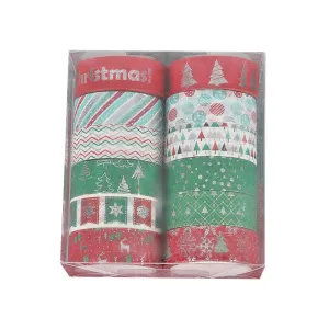 Poppy Crafts Washi Tape #75 - Christmas Colours