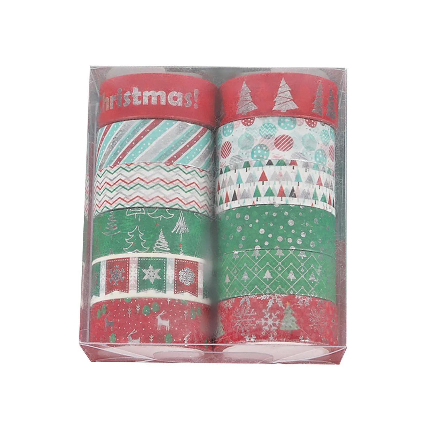 Poppy Crafts Washi Tape #75 - Christmas Colours