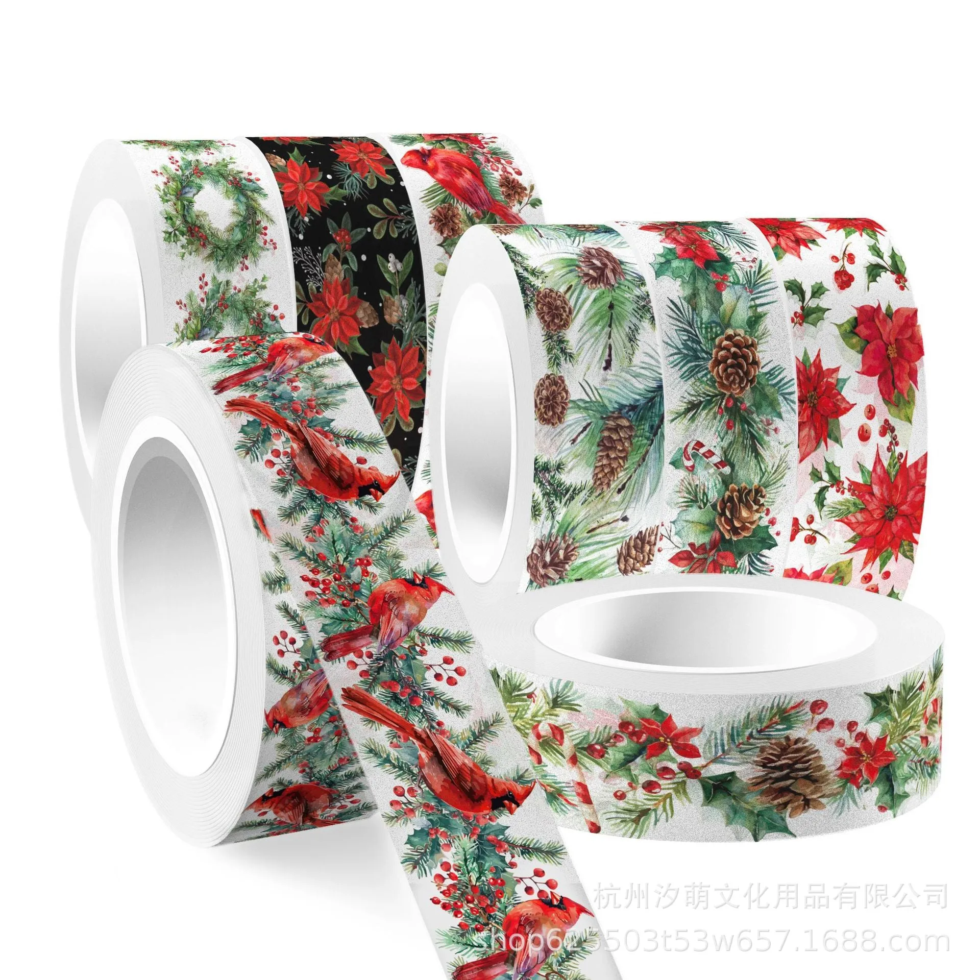 Poppy Crafts Washi Tape #81 - Holly