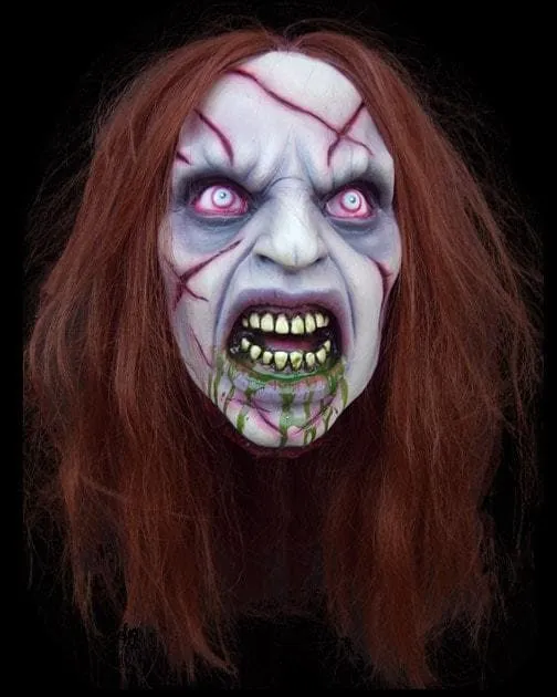 "Exorcist Talking Head Puppet" HD Studios Halloween Prop Accessory