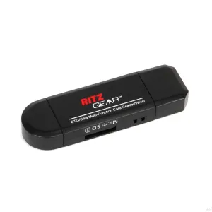 Ritz Gear USB OTG Multi-Function SD-MICRO SD Card Reader-Writer
