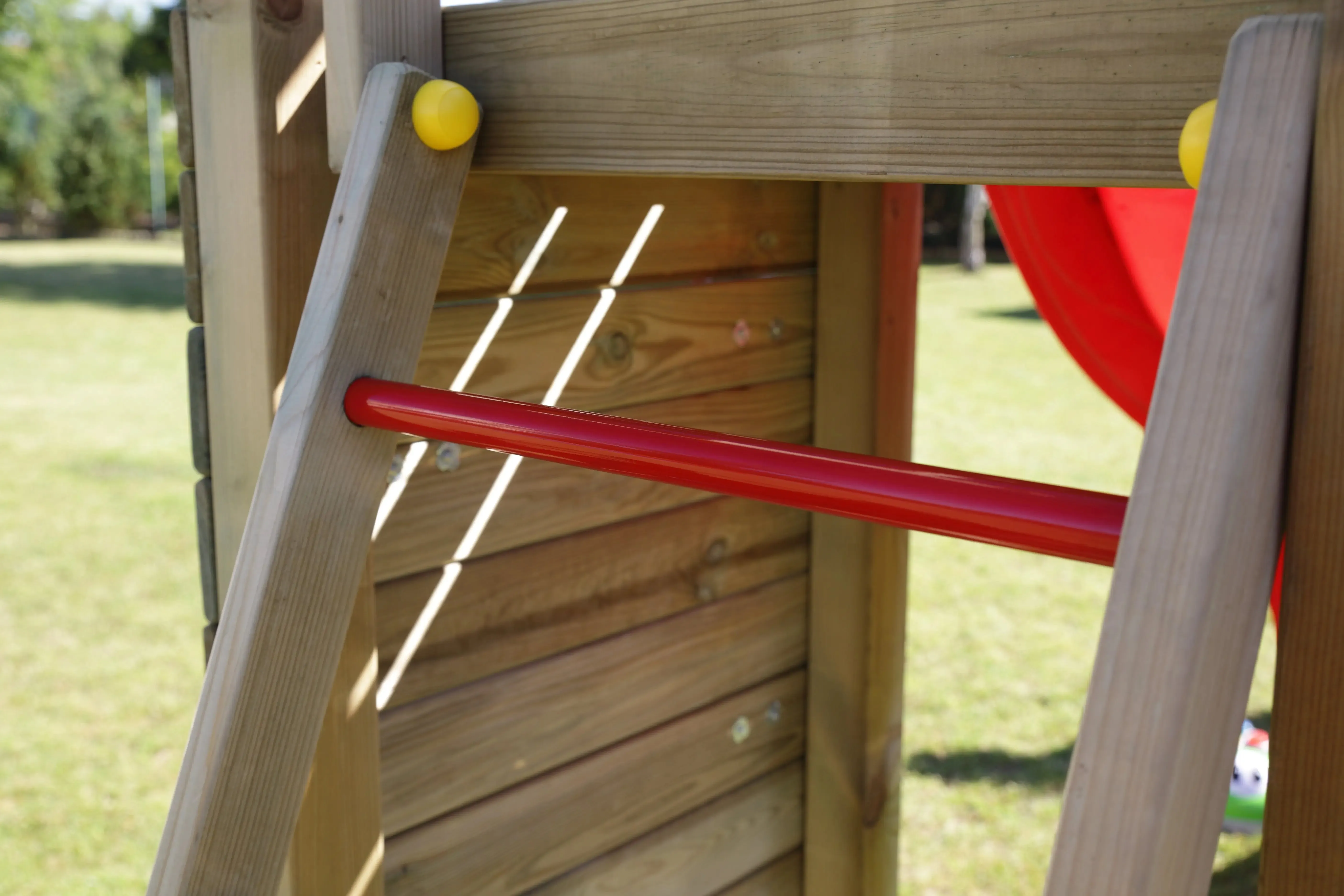 Rumble Ridge Rock Wall Climbing Frame with Single Swing and Slide - SPECIAL OFFER - 10% OFF
