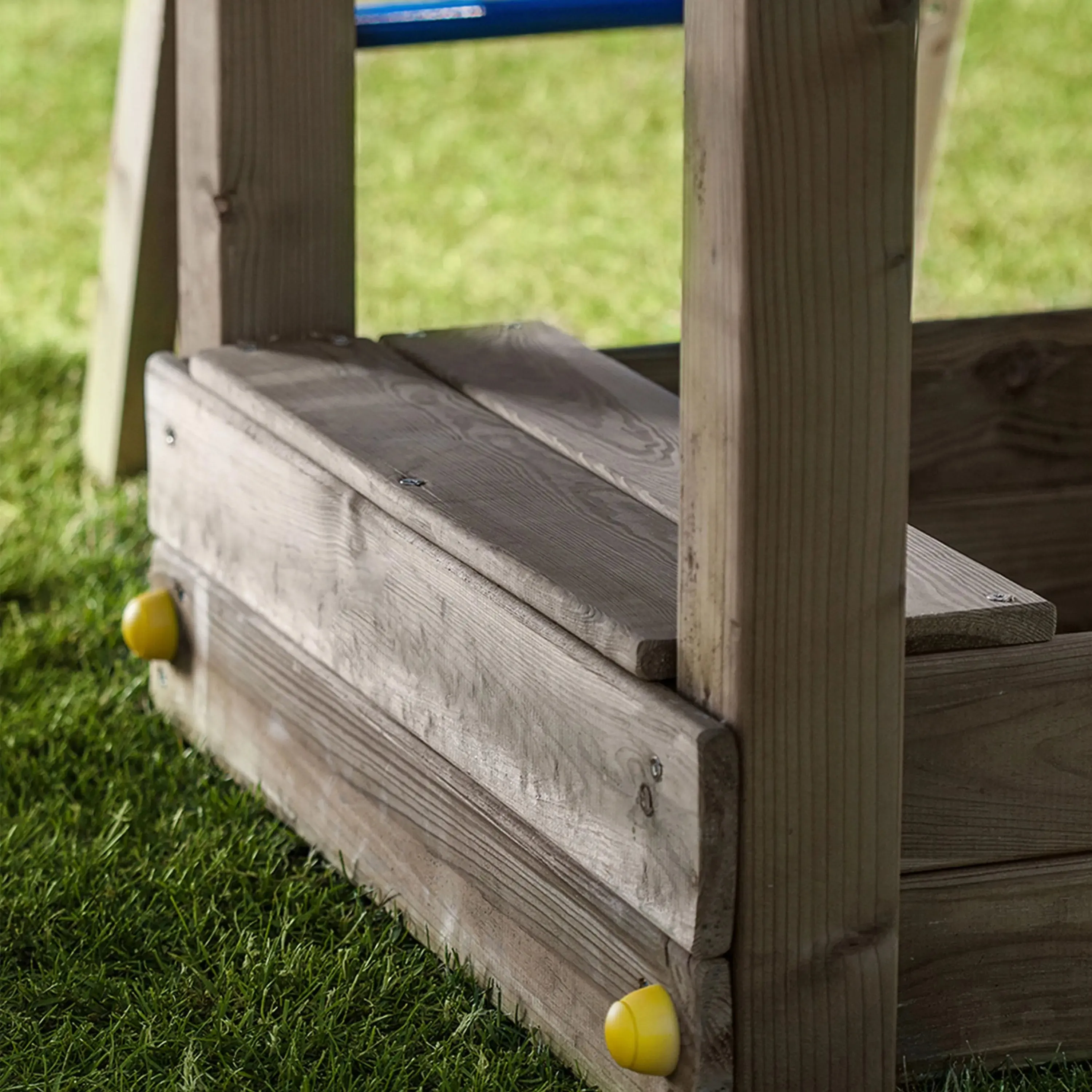 Rumble Ridge Rock Wall Climbing Frame with Single Swing and Slide - SPECIAL OFFER - 10% OFF