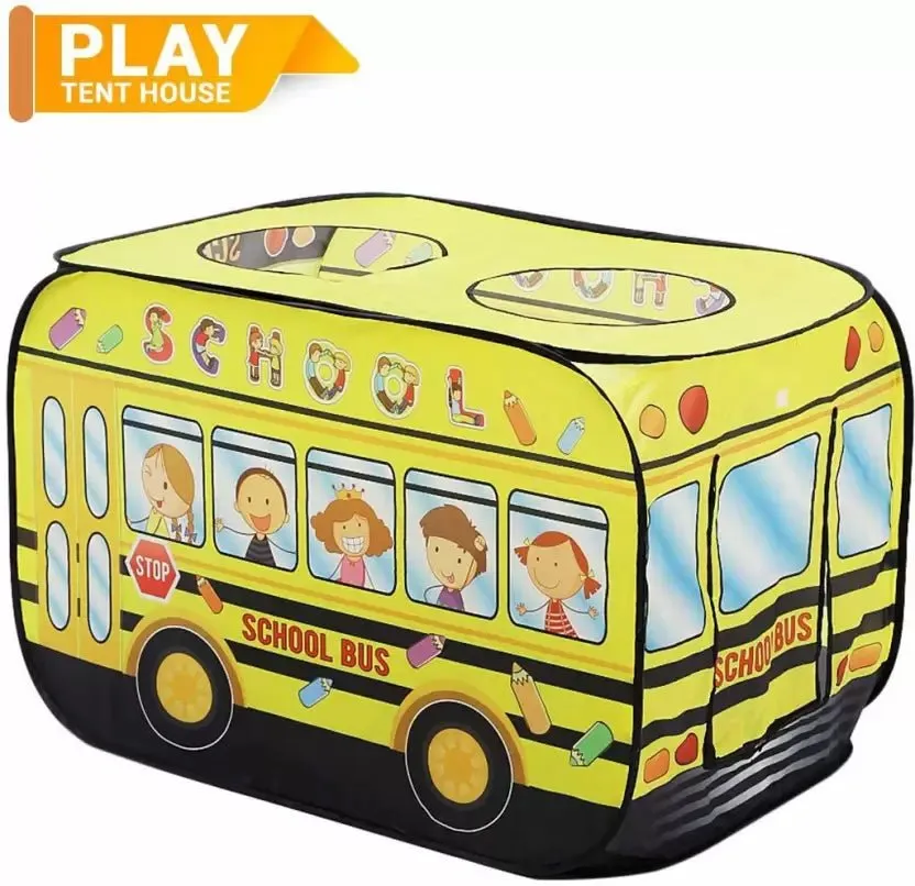 School Bus Tent House With 50 Balls