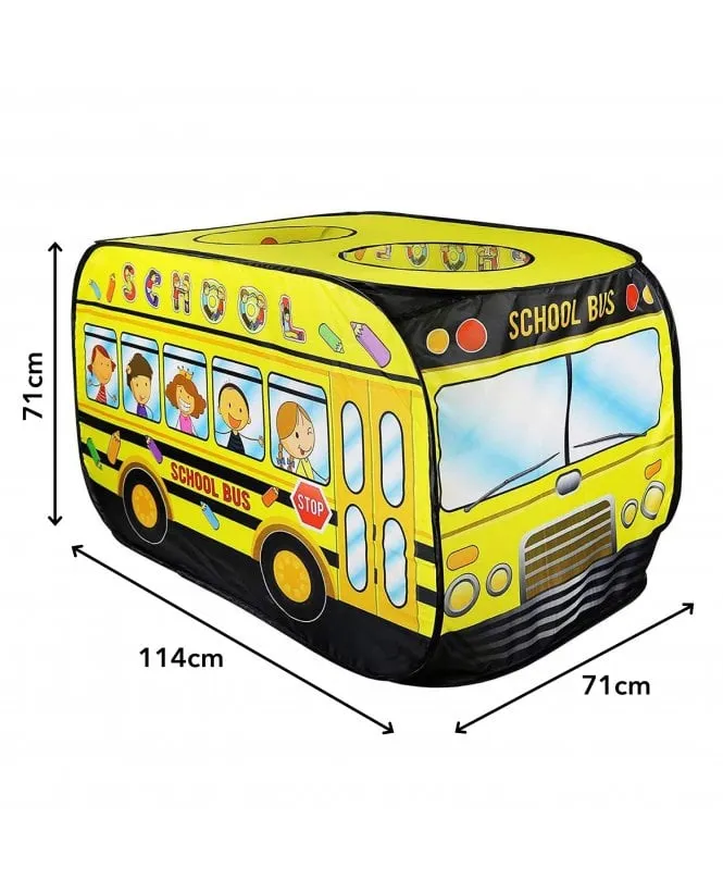 School Bus Tent House With 50 Balls