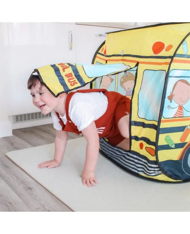 School Bus Tent House With 50 Balls
