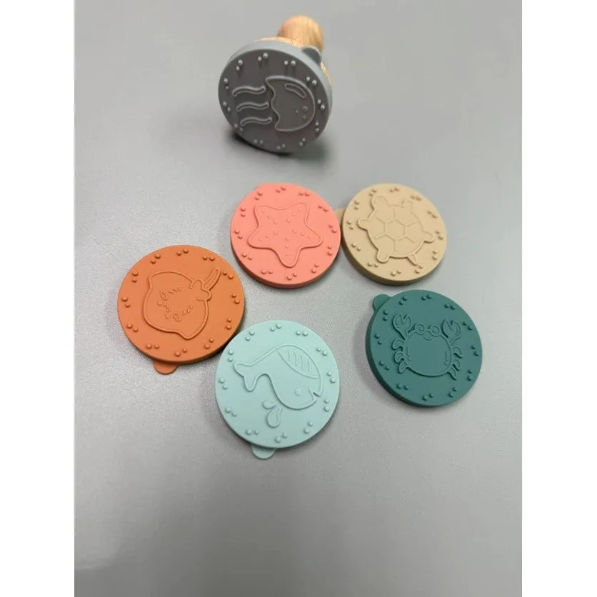 Sea Animal Sili Stamp Set