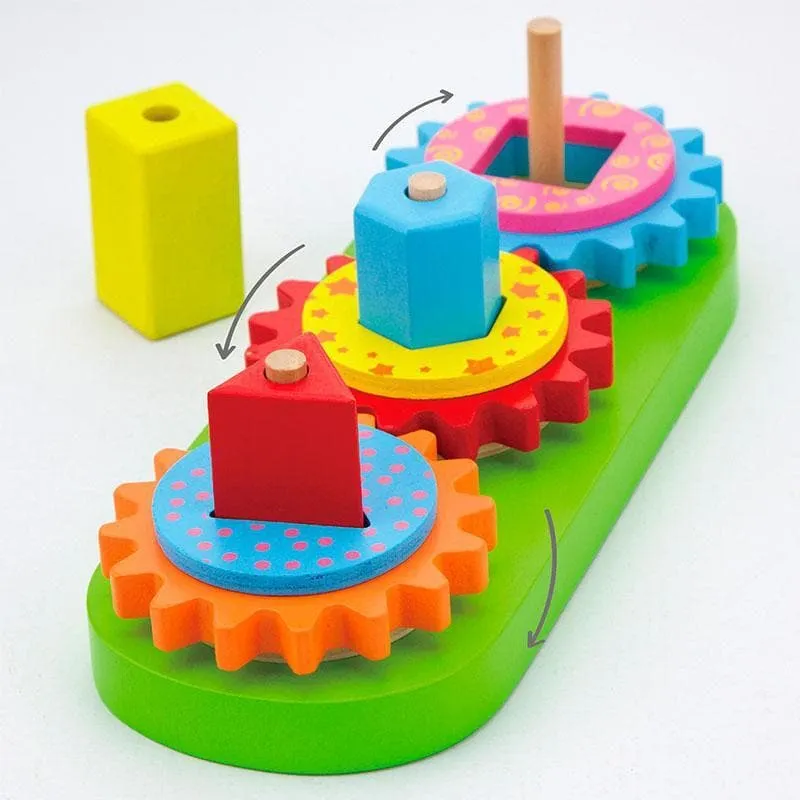 Stacking Blocks with Gears