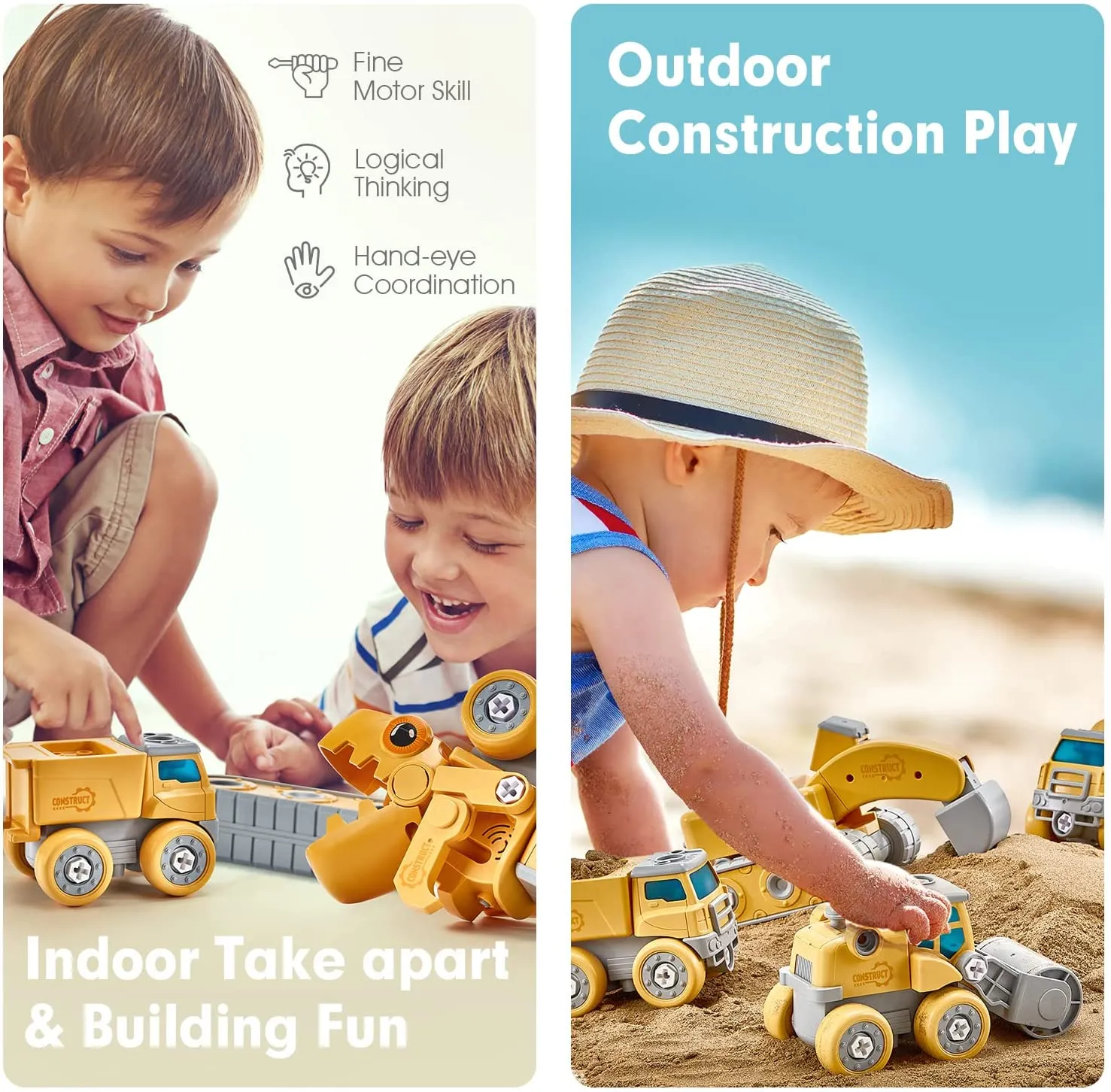 Take apart transform robot toys for boys girls