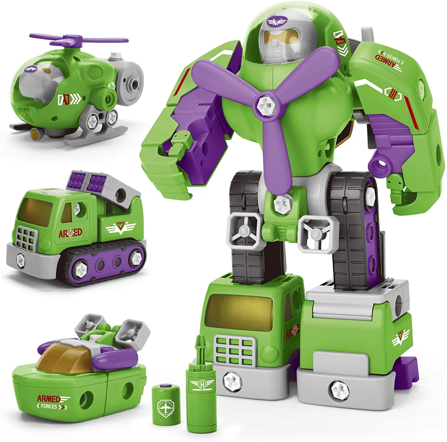 Take apart transform robot toys for boys girls