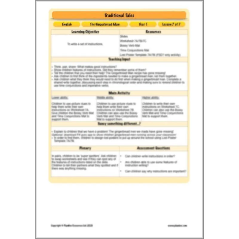 Traditional Tales English Pack