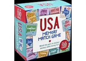 USA Memory Match Game