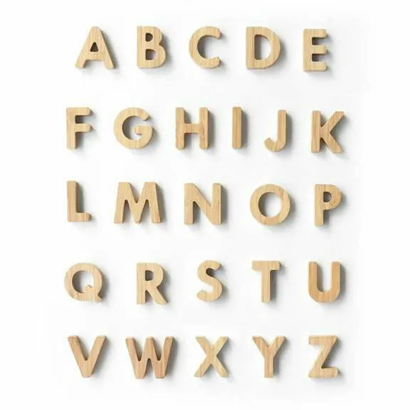 Wee Gallery Bamboo Alphabet