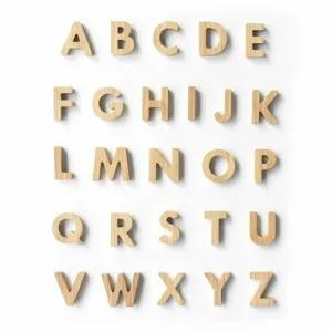 Wee Gallery Bamboo Alphabet
