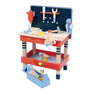 Wooden Toy Work Bench & Tool Set